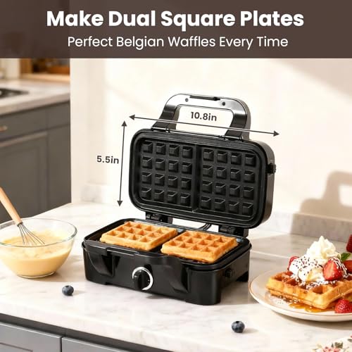 Waffle Maker with Removable Plates (Standards)