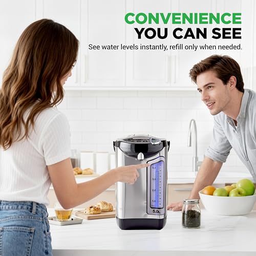 Electric Water Boiler and Warmer (5.3 Quarts)