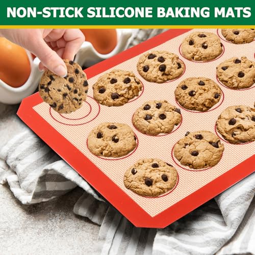 Stainless Steel Baking Sheet Pan with Rack & Mat
