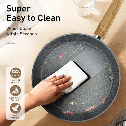 Pots and Pans Set (Bgrey / 17 PCS Cookware Set)