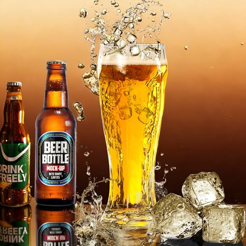 MICHELY Beer Glasses Set of 4 (Beer Glasses / 4 Count)