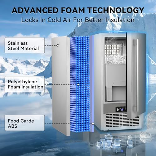 Under Counter Ice Maker (Stainless Steel)