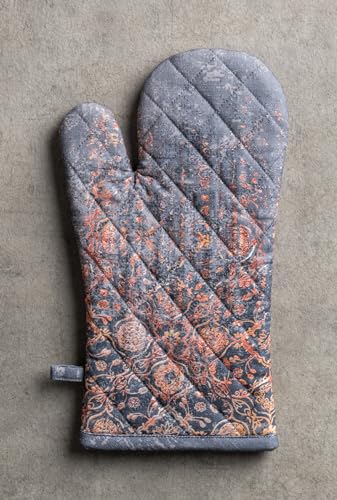 100% Cotton Oven Mitt & Pot Holder Set (024 - Imperfection / 7.5" x 13" & 8" x 8" (Oven Mitt & Pot Holder))