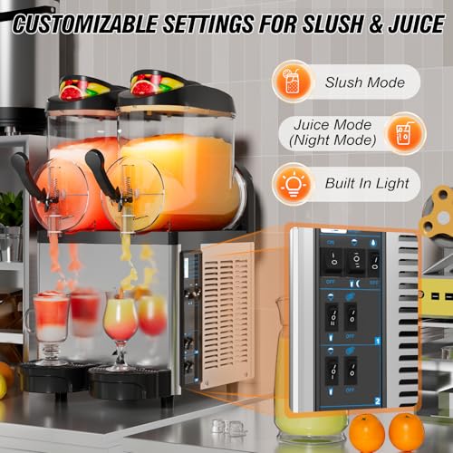 Ultimate Commercial Slushy Machine (Commericial-12L*2Tank)