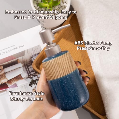 Hand Soap Dispenser (1 x 15 Oz Soap Dispenser Blue)