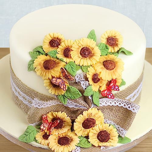 Sunflower Mold Silicone 4 Pcs