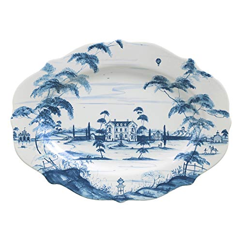 Country Estate 18.5" Platter (Delft Blue / 18.5")