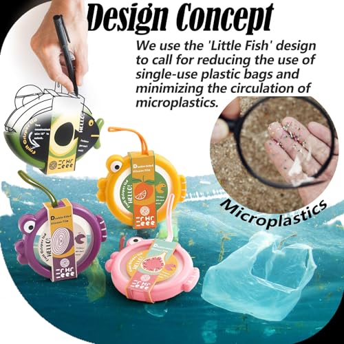 Silicone Food Storage Containers (Vibrant Fish)