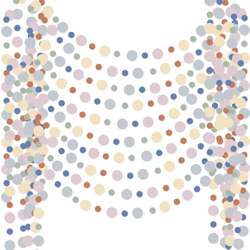 10 Pieces Dot Garland Banner Hanging (Boho Color)