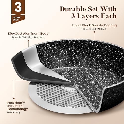 17Pcs Pots and Pans Set