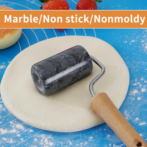 Marble Rolling Pin Pizza Roller (Type 3 Black)