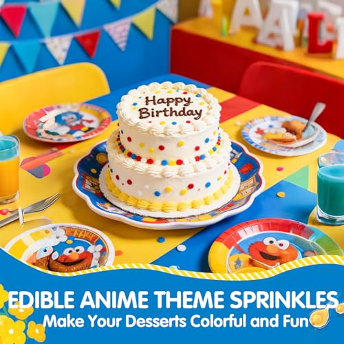 Edible Confetti Sprinkles for Cake Decorating (Cartoon Duck)