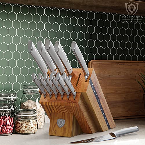 12 Pc Knife Block Set (12-Pc / White)