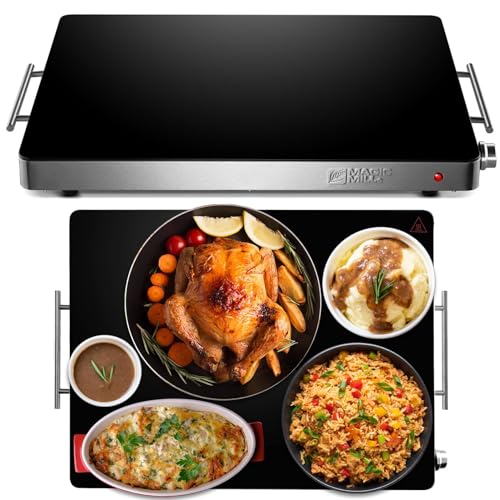 Premium Grade Glass Food Warmer for Parties Buffet
