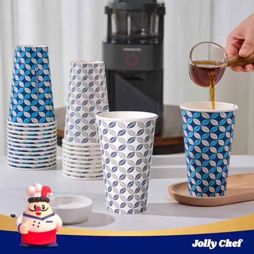 1000 Pack Paper Coffee Cups 16 oz (16oz-1000)