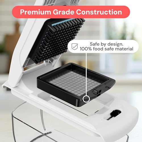 Pro Original Vegetable Chopper & Mandoline Slicer Kitchen Gadget (White / 8 in 1)