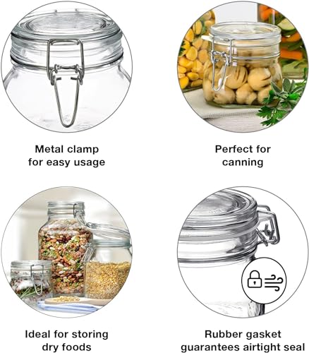 SYNCHKG017035 Fido Glass Canning Jar Italian (2 Liter)