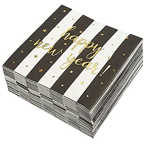Happy New Year Party Supplies (50 Pack)