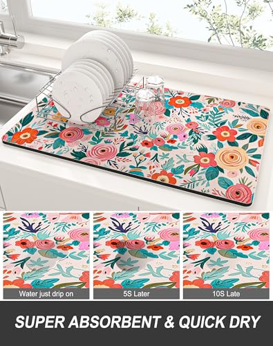 Dish Drying Mat for Kitchen Counter