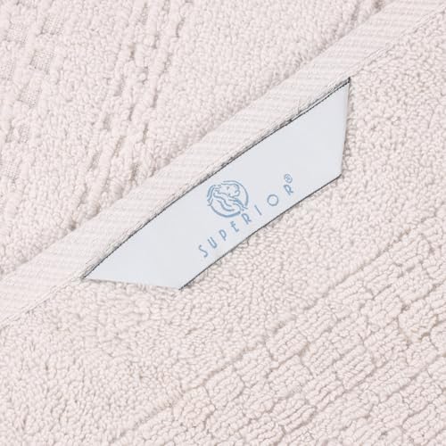 Playa Zero Twist Cotton Medium Weight Towels (6 Piece Towel Set / Silver)