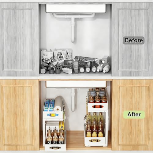 Under Sink Organizer (White)