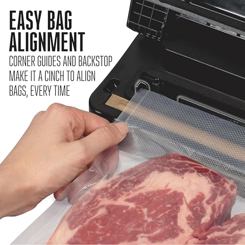 Compact Vacuum Sealer Machine For Food With Powerful 23” Hg Pump (For bags Up To 11” Wide,)