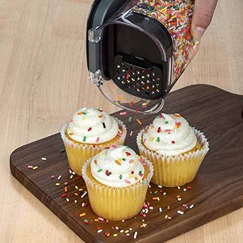 PKS 401 1.5 Cup Mini Prokeeper+ Airtight Silicone Seal Storage Container Great For Spices & Baking Acessories (6- Piece)