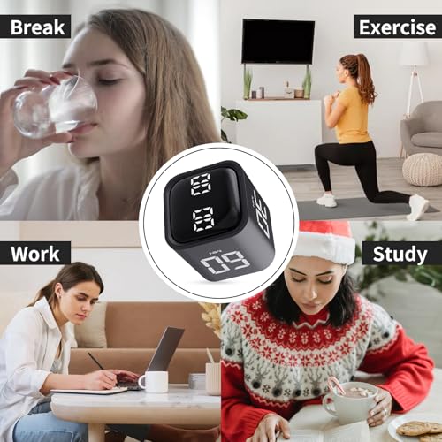 Productivity Timer Flip Gravity Sensor Cube Timer Countdown & Countup