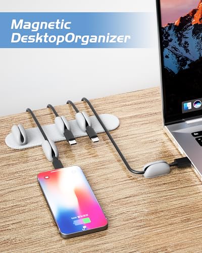 5 Pack Magnetic Cable Clips Cord Organizer (5 .)