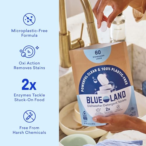 100% Plastic Free Dishwasher Detergent Tablets 120ct (120 Count)