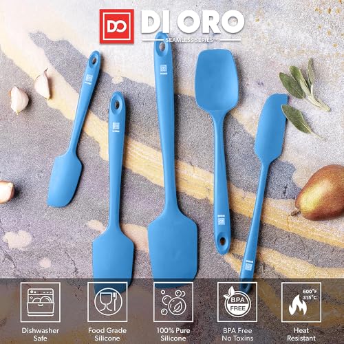 DI ORO Silicone Spatula Set (Blue)