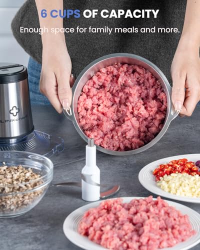 Food Processor (Bright Silver and Black)