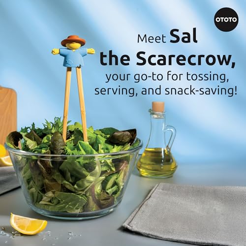 NEW OTOTO Sal Scarecrow Salad Tongs (Sal)