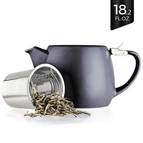 Pluto Porcelain Small Teapot Black (Black)