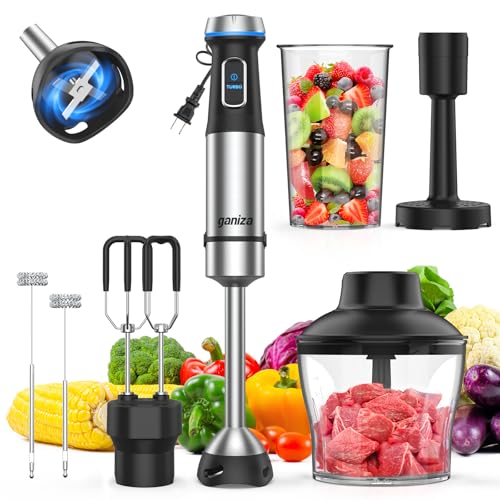 Immersion Blender Handheld (Black)