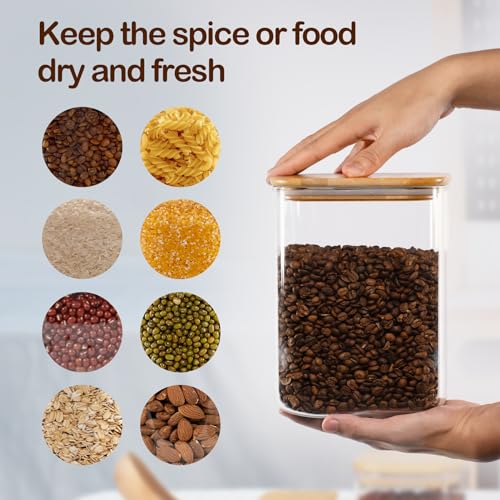 115oz/3.6Qt/3400ml Square Glass Storage Containers with Lids 1-Pack (115oz*1)