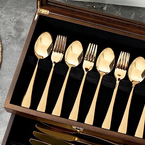Silverware Box (2 Layer Walnut)