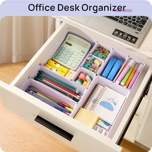 25 Pack Plastic Drawer Organizers with Non (25 Count)