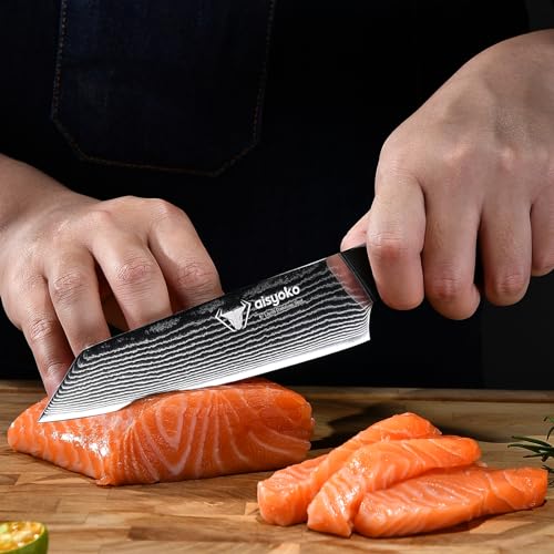 8C Damascus Knife Set (3-Piece Knife Set (Multiple Sizes))