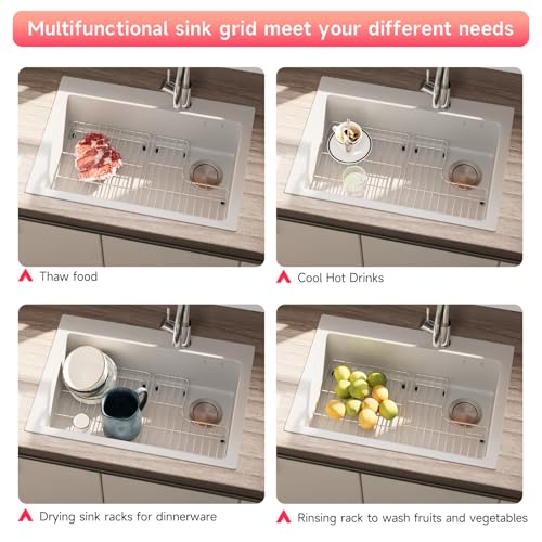 26.18'' x 14.76'' Stainless Steel Bottom Basin Rack