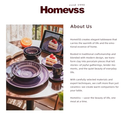 Stoneware Sonoma 56pc Dinnerware Set (Purple)