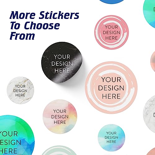 100 Custom Vinyl Stickers (100 Count)