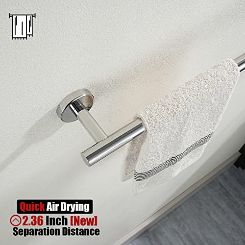 Chrome Towel Bar (Chrome / 27 Inch (2 Pack))