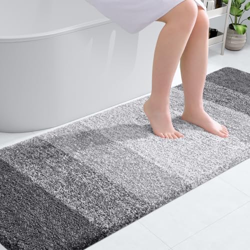 Bathroom Runner Rug 70x20 (70" X 20" / Grey)