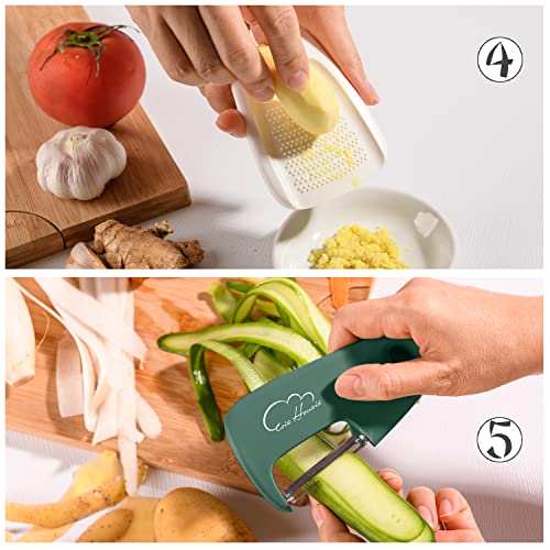Kitchen Gadgets 6 Piece Set (Moss Green 6pcs)