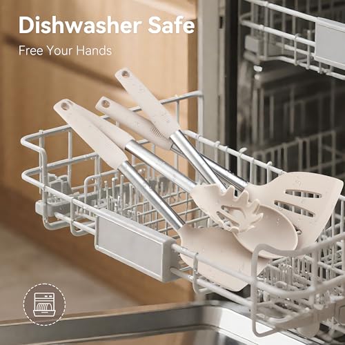 35 Pcs Silicone Cooking Utensils Set BPA Free 446°F Heat Resistant (35 Count)