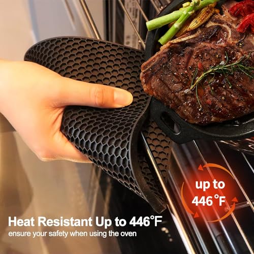 4 Pack Silicone Trivets for Hot Pots and Pans (4 Count)