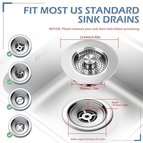 3 in 1 Kitchen Sink Stopper