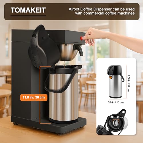 Airpot Coffee Dispenser Thermal with Pump (101.4 Ounces)