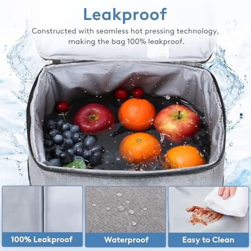 Cooler Bag 60 Cans Collapsible and Insulated Large Lunch Bag Leakproof Soft Cooler Portable for Camping
